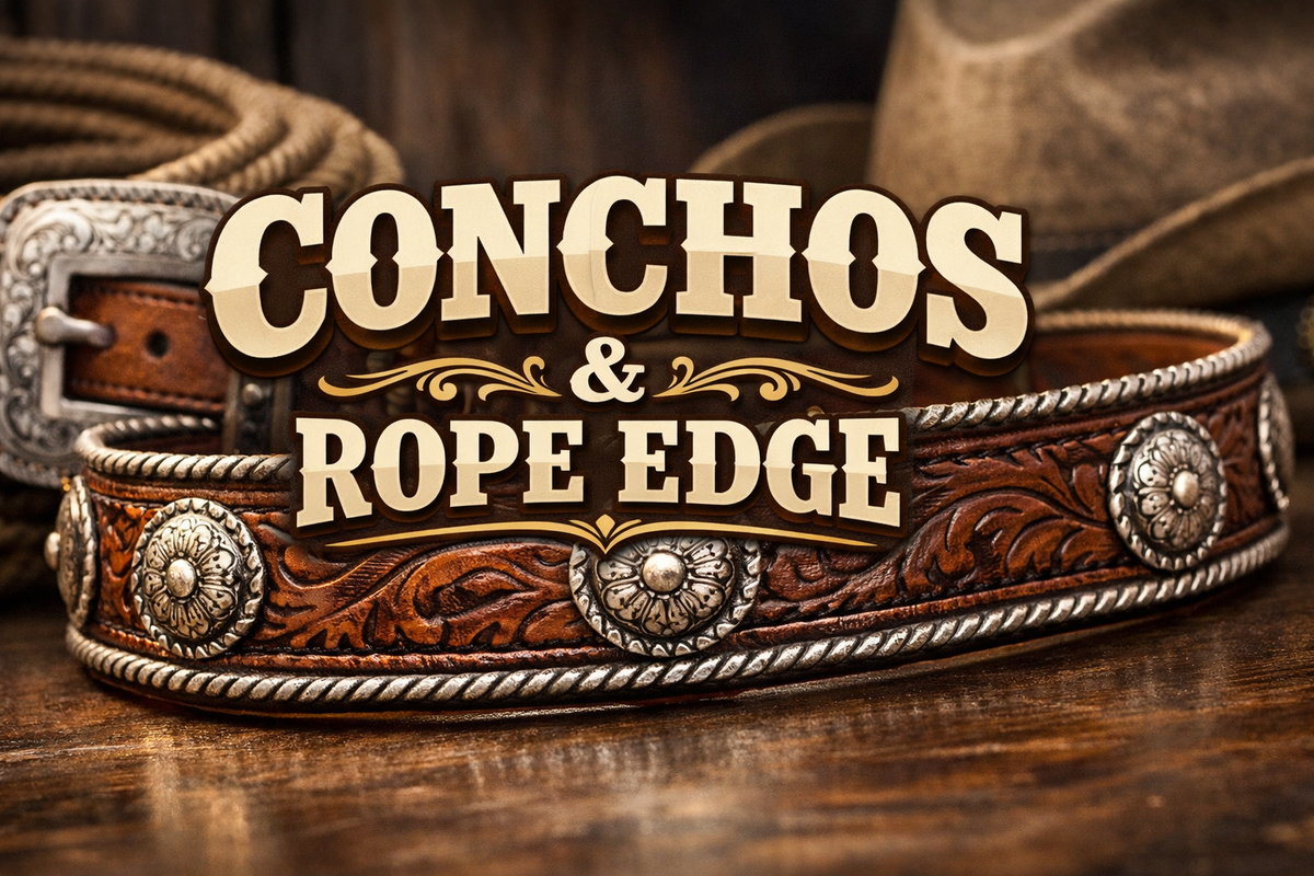 What Do You Call the Trim on a Western Leather Belt? - Wild West Wears