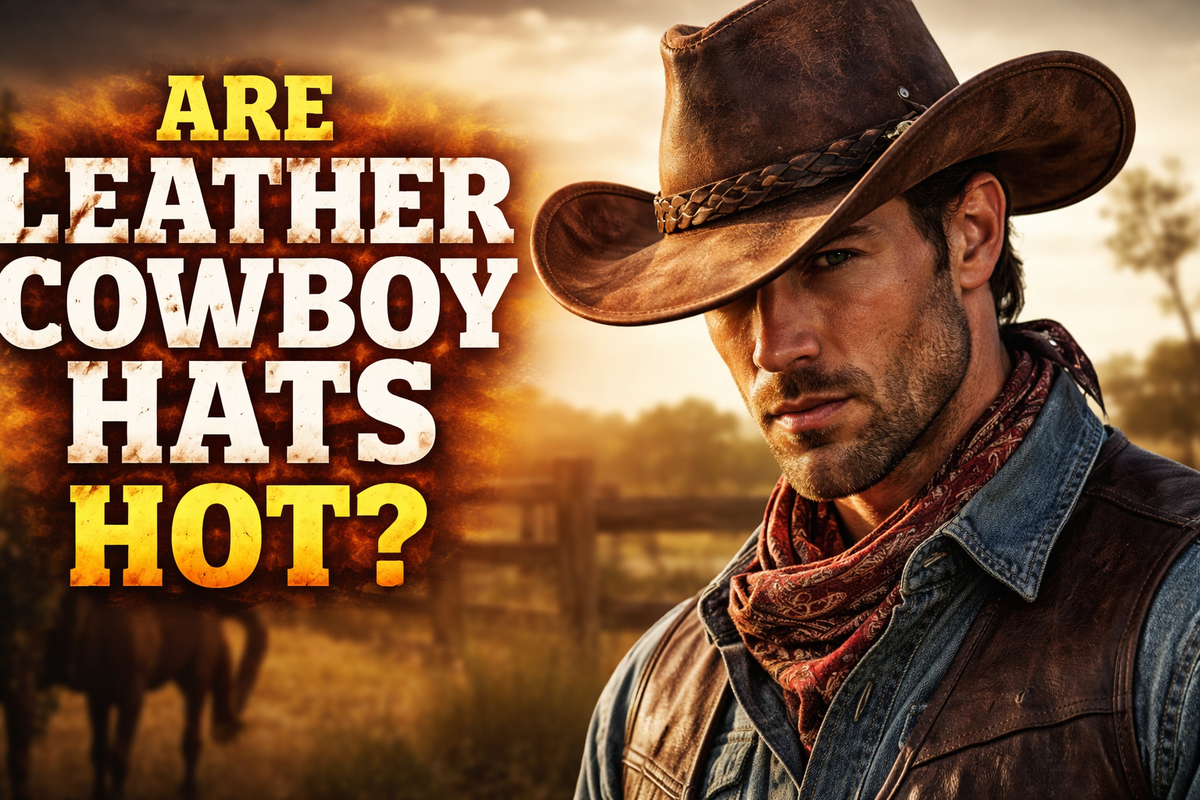 Are Leather Cowboy Hats Hot? - Wild West Wears