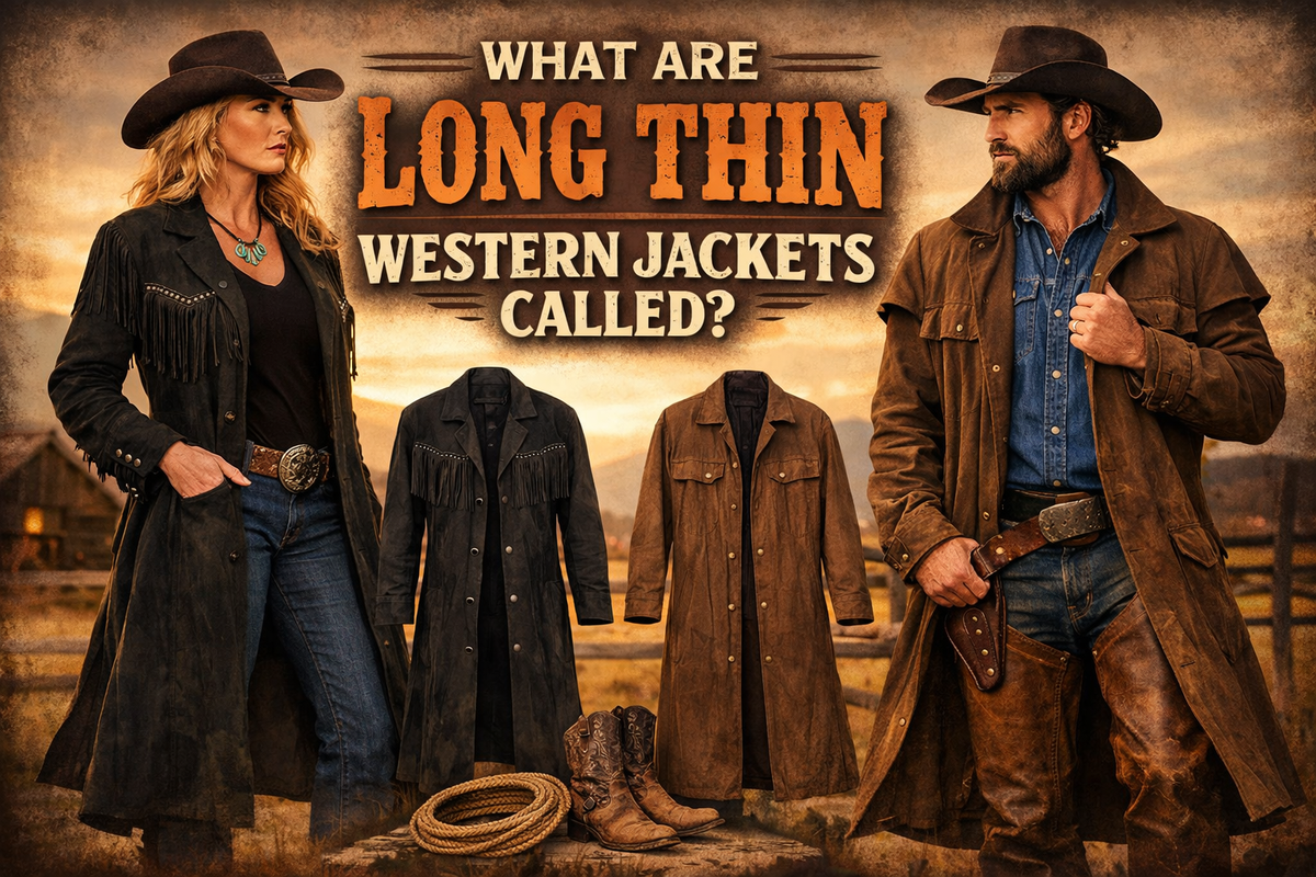 What Are Long Thin Western Jackets Called? - Wild West Wears