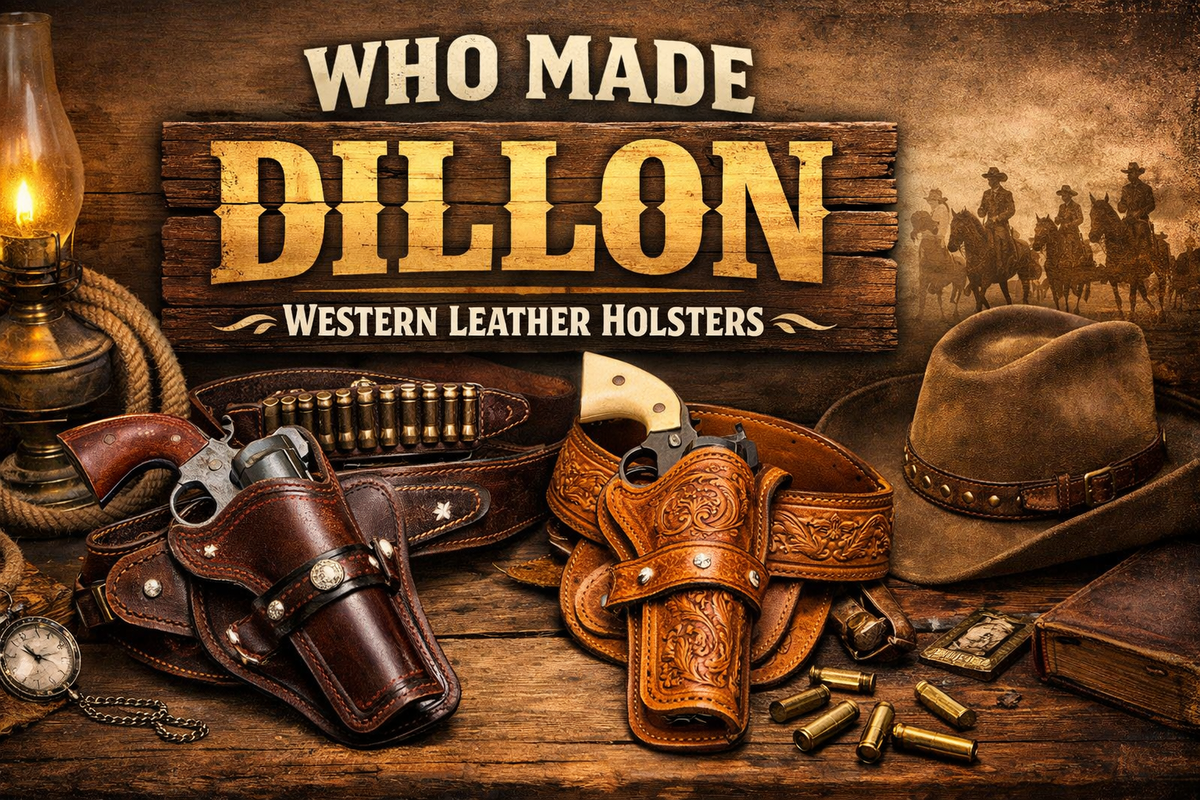 Who Made Dillon Western Leather Holsters? - Wild West Wears