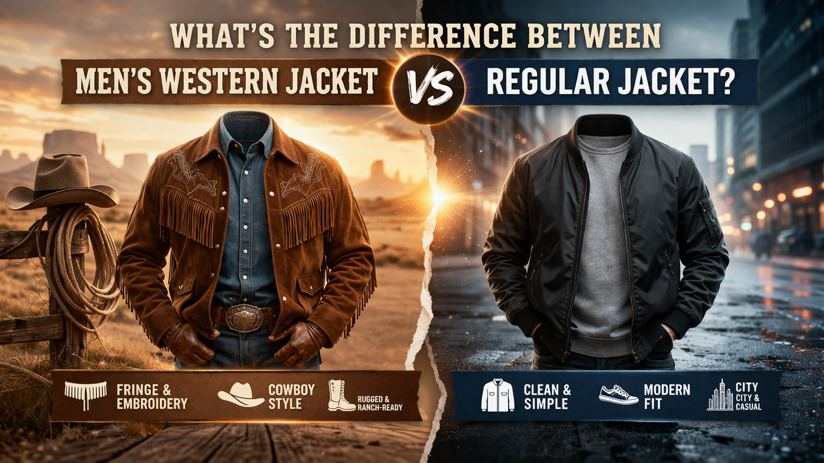 What’s the Difference Between a Men’s Western Jacket and a Regular Jacket? - Wild West Wears