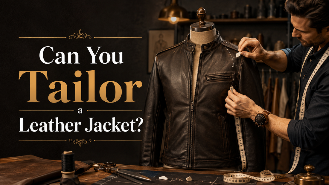 Can You Tailor a Leather Jacket? - Wild West Wears