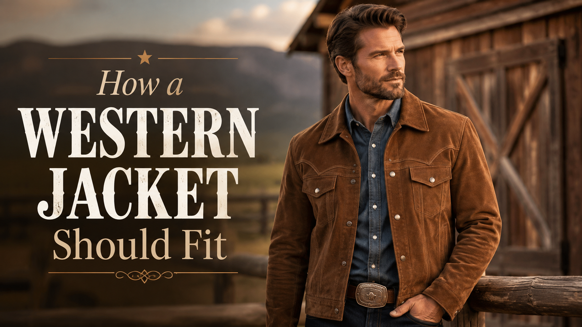 How a Western Jacket Should Fit - Wild West Wears