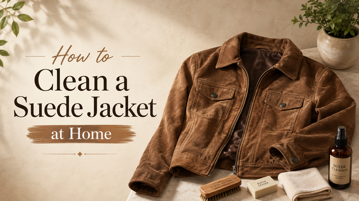 How to Clean a Suede Jacket at Home - Wild West Wears