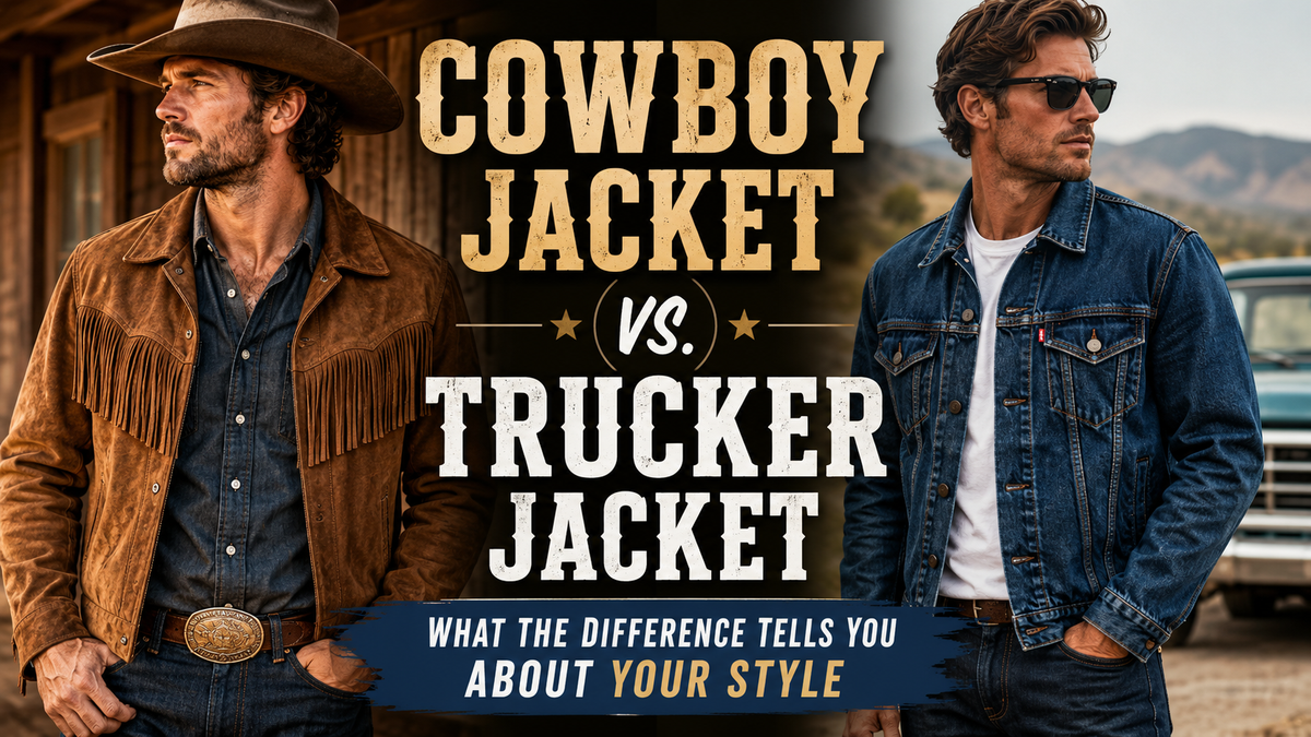 Cowboy Jacket vs. Trucker Jacket: What the Difference Tells You About Your Style - Wild West Wears