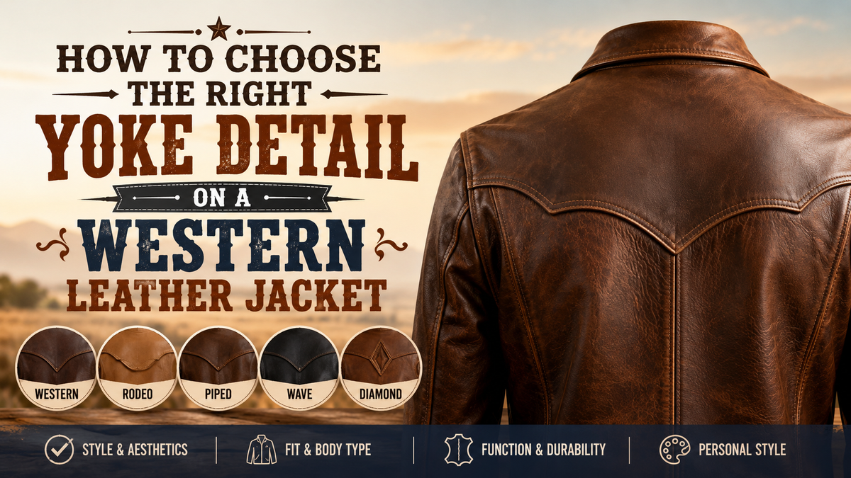 How to Choose the Right Yoke Detail on a Western Leather Jacket - Wild West Wears