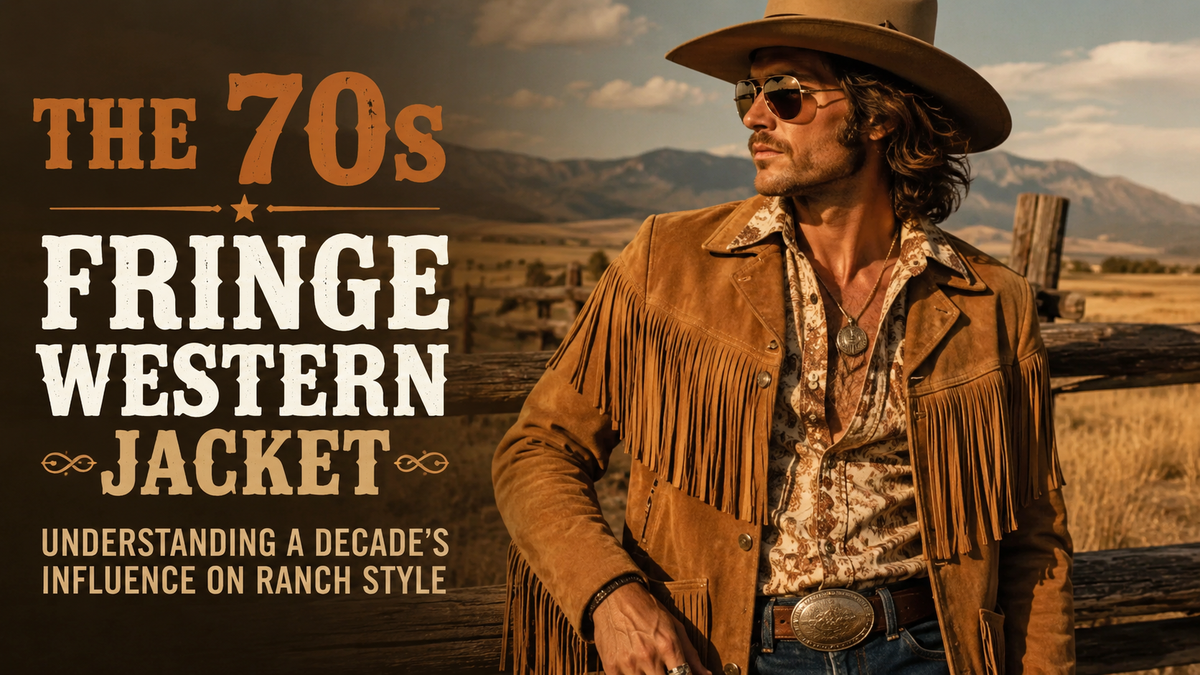 The 70s Fringe Western Jacket: Understanding a Decade's Influence on Ranch Style - Wild West Wears