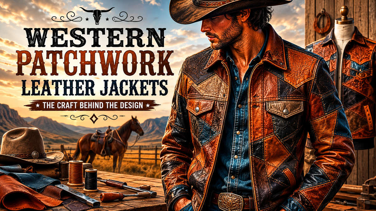 Western Patchwork Leather Jackets: The Craft Behind the Design - Wild West Wears