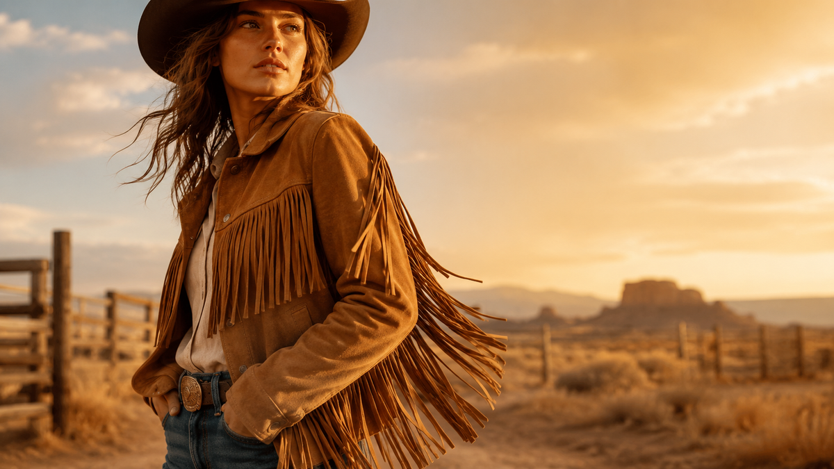 Suede Fringe Western Jacket: How Suede Changes the Way Fringe Falls and Moves - Wild West Wears