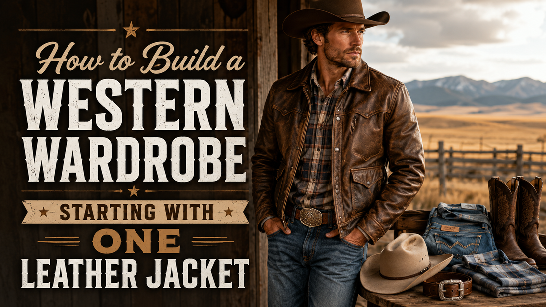 How to Build a Western Wardrobe Starting with One Leather Jacket - Wild West Wears