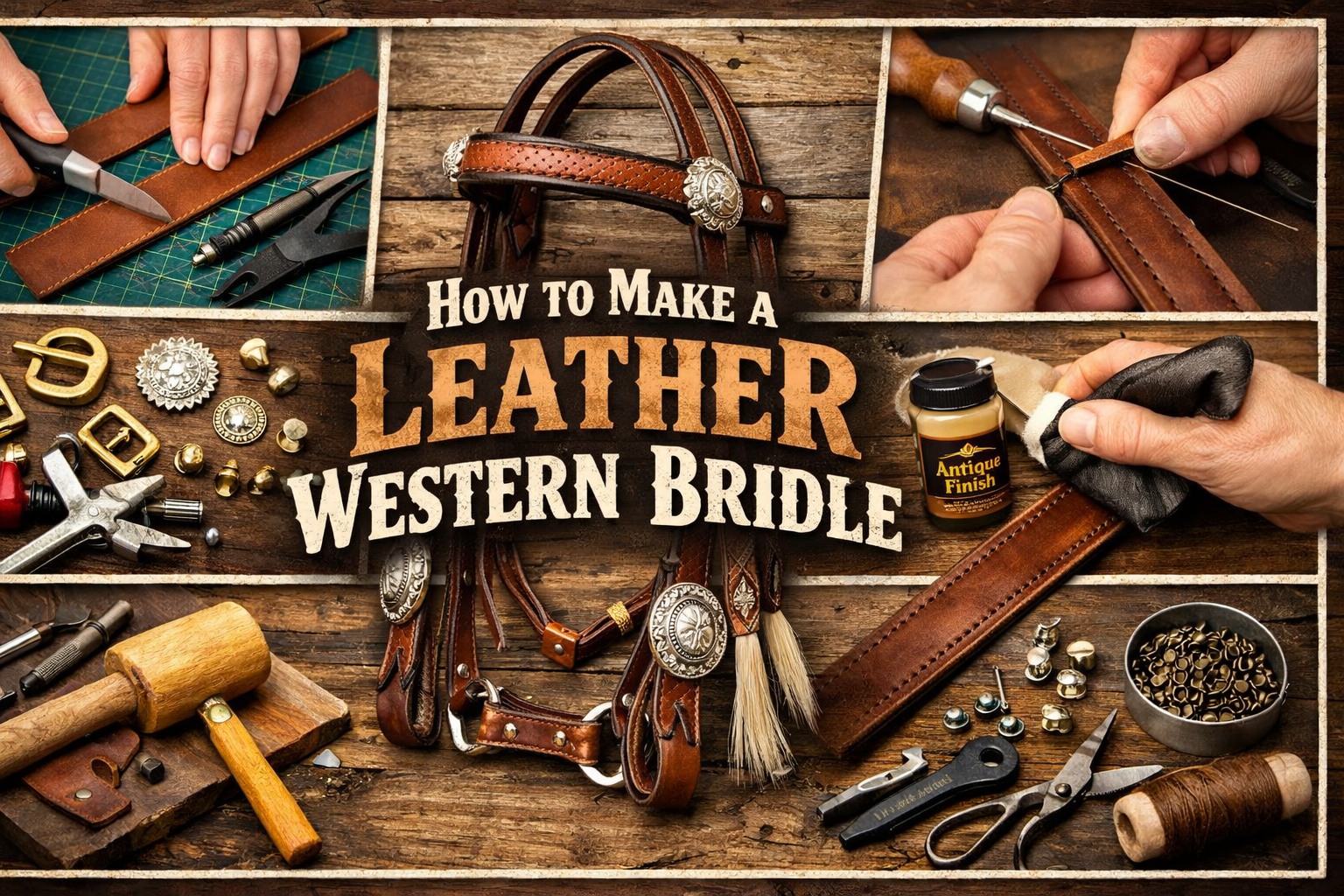 How to Make a Leather Western Bridle (Step-by-Step Guide) – Wild West Wear