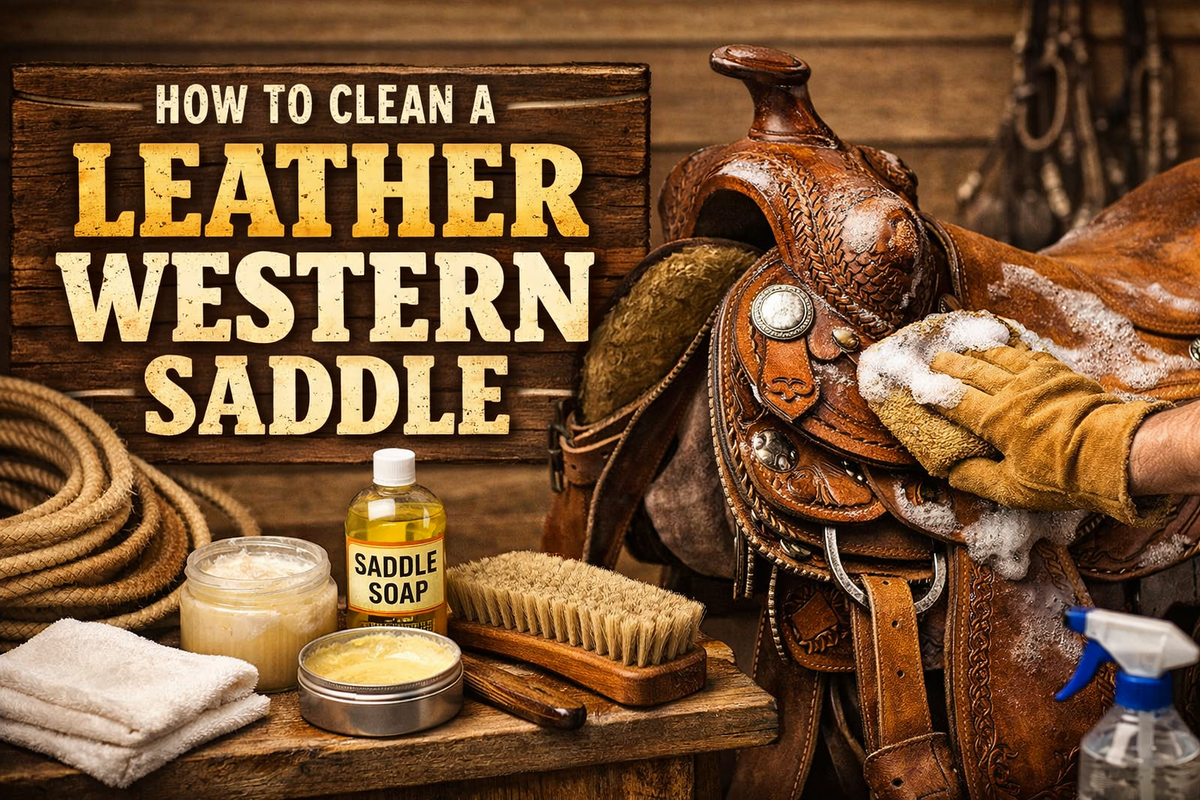 How to Clean a Leather Western Saddle - Wild West Wears