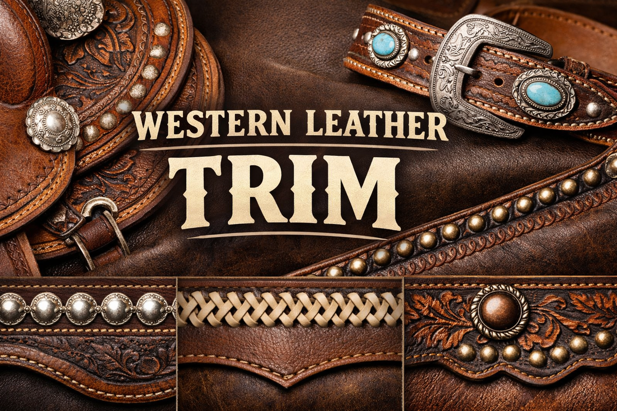What Do You Call the Trim on Western Leather? - Wild West Wears