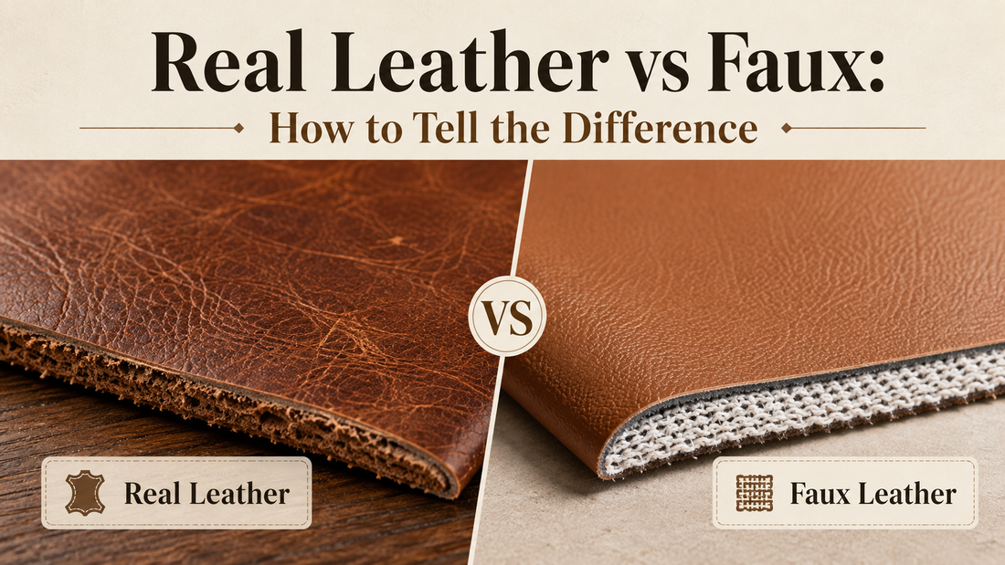 Real Leather vs Faux: How to Tell the Difference - Wild West Wears