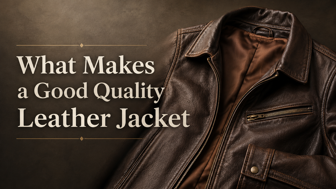 What Makes a Good Quality Leather Jacket - Wild West Wears