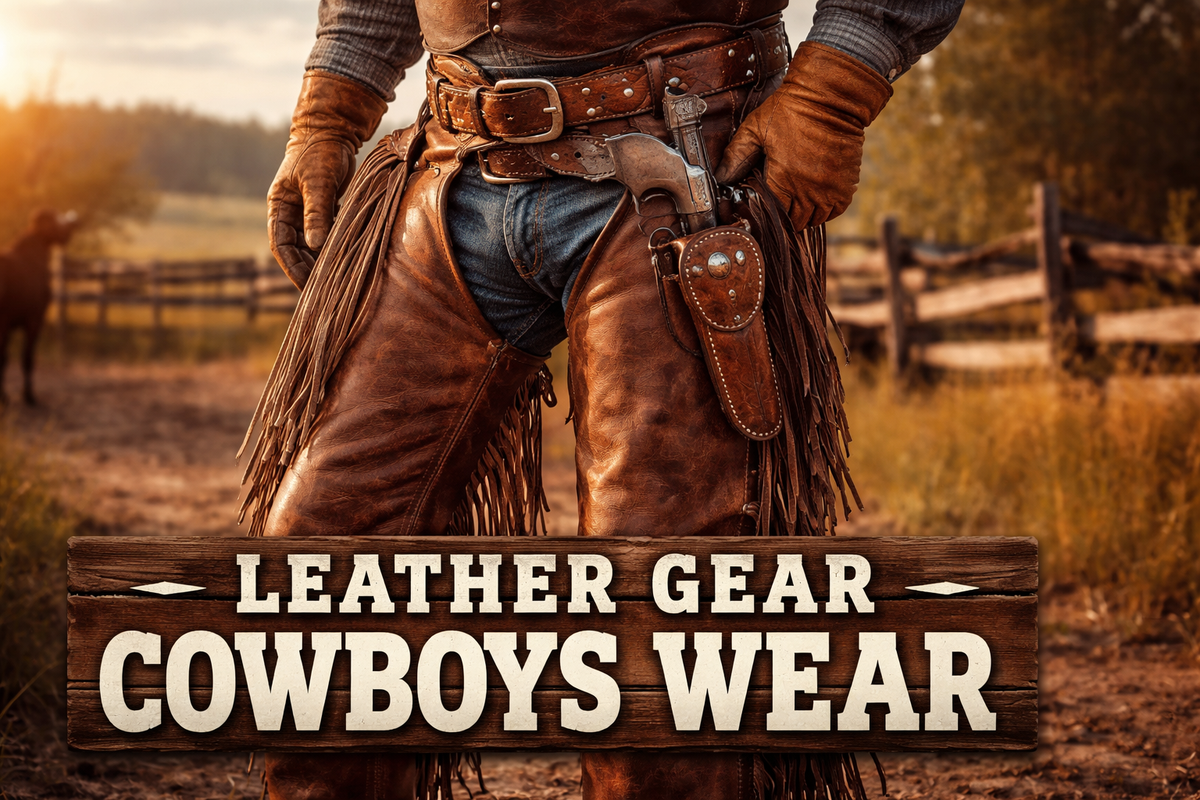 What Leather Things Did Cowboys Wear? - Wild West Wears