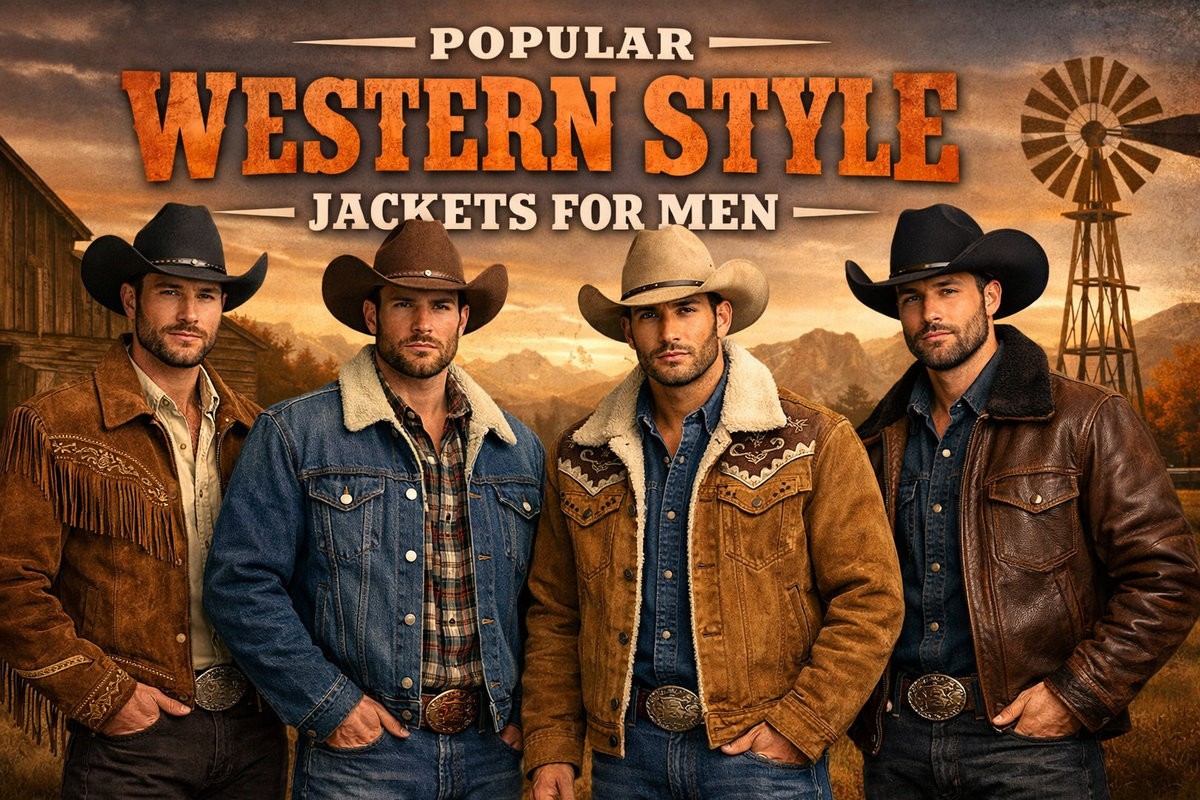 Popular Western Style Jackets for Men - Wild West Wears