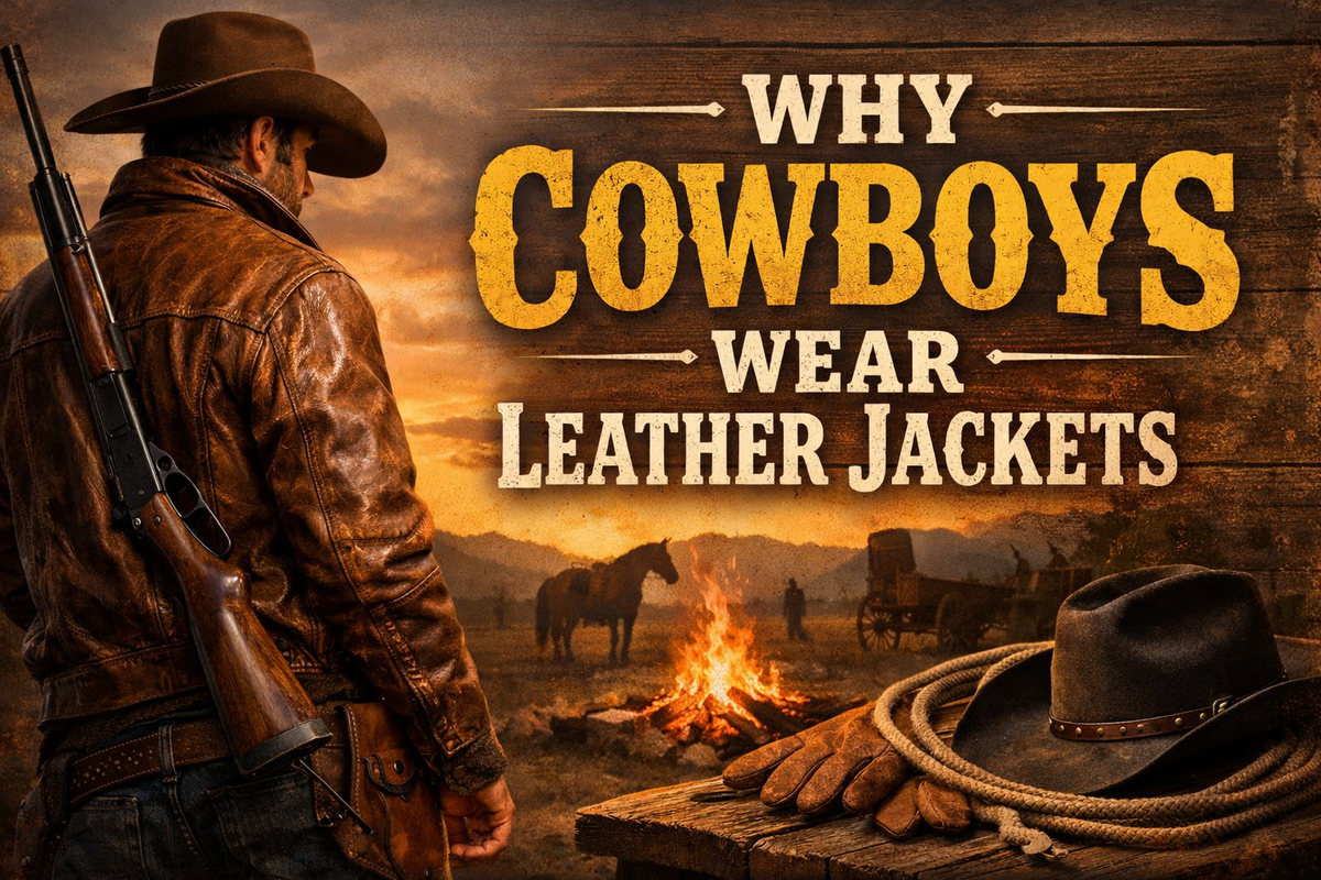 Why Cowboys Wear Leather Jackets - Wild West Wears