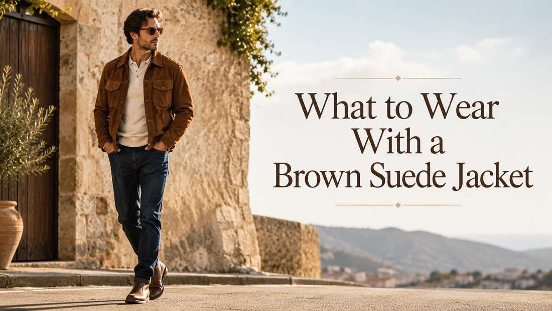 What to Wear With a Brown Suede Jacket - Wild West Wears