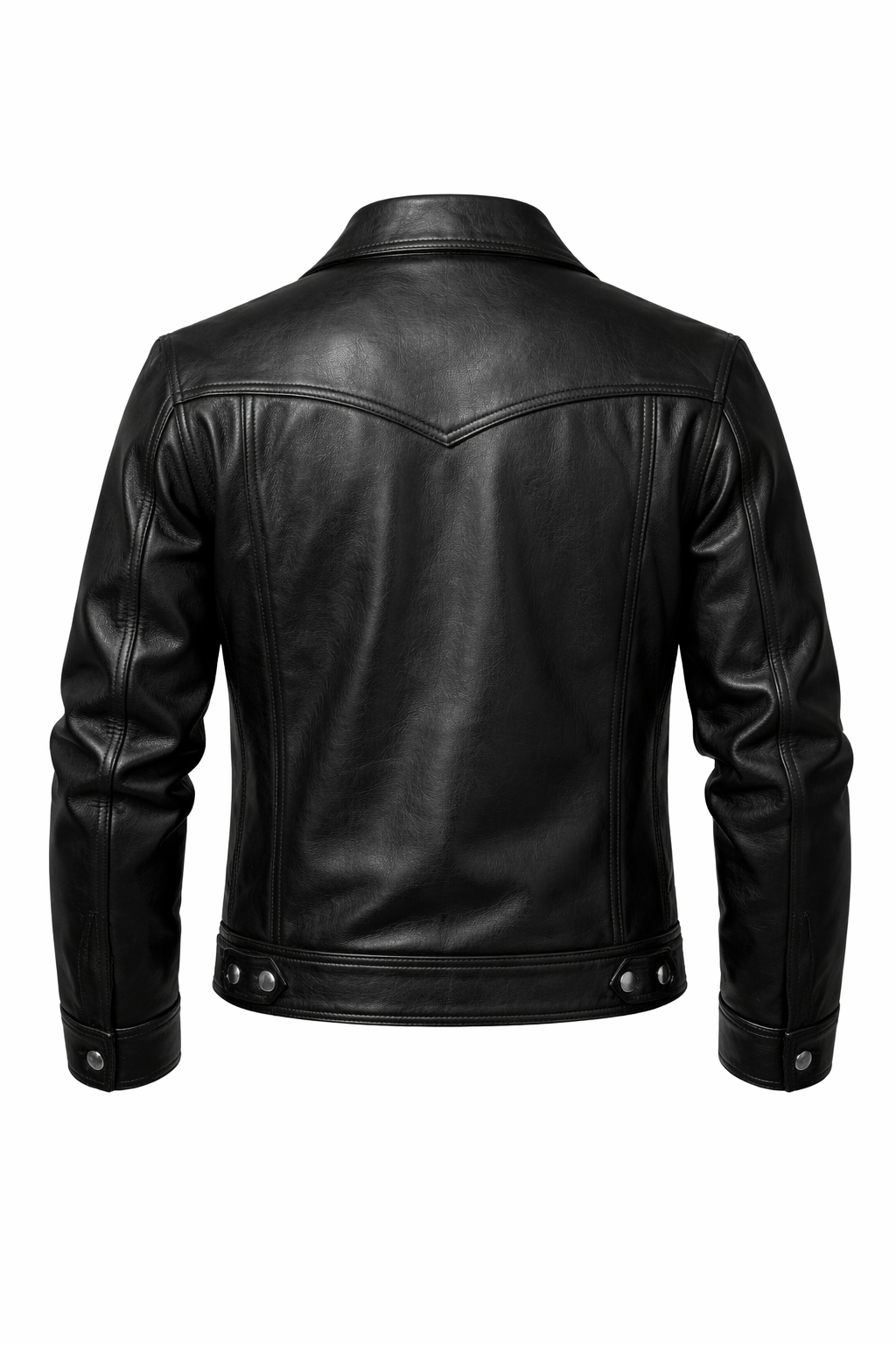 Men’s Black Western Leather Jacket 