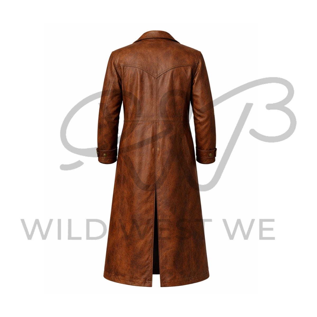 Men’s Classic Western Ranch Leather Coat