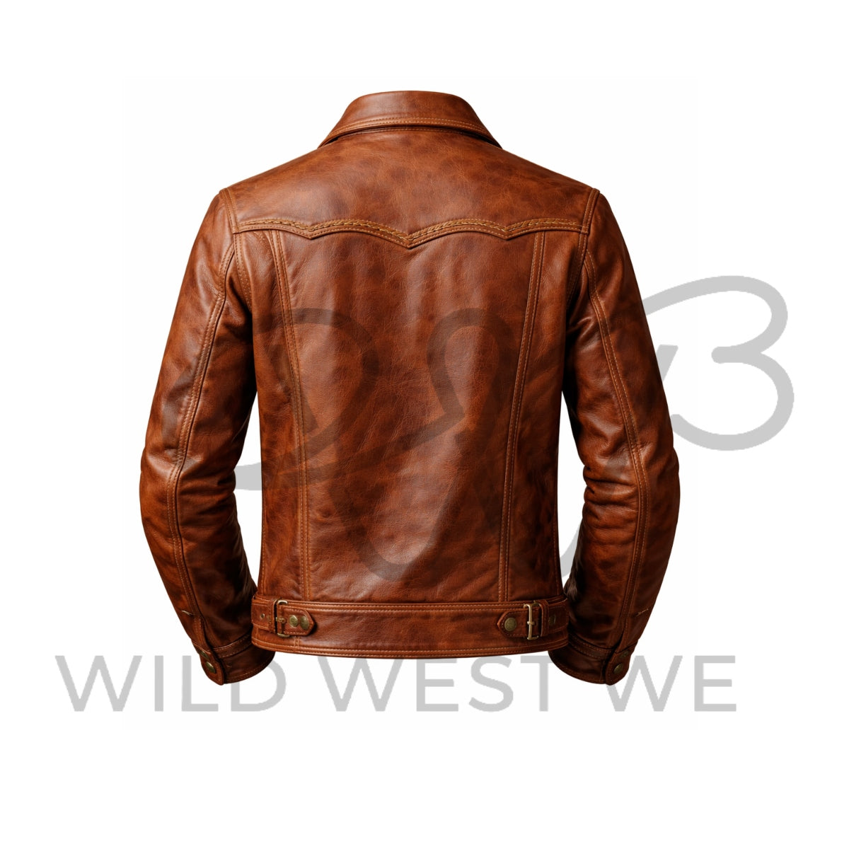 Handmade Western Leather Jacket for Men