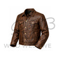 Men’s Western Work Leather Jacket