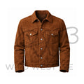 Men’s Brown Suede Cowboy Jacket