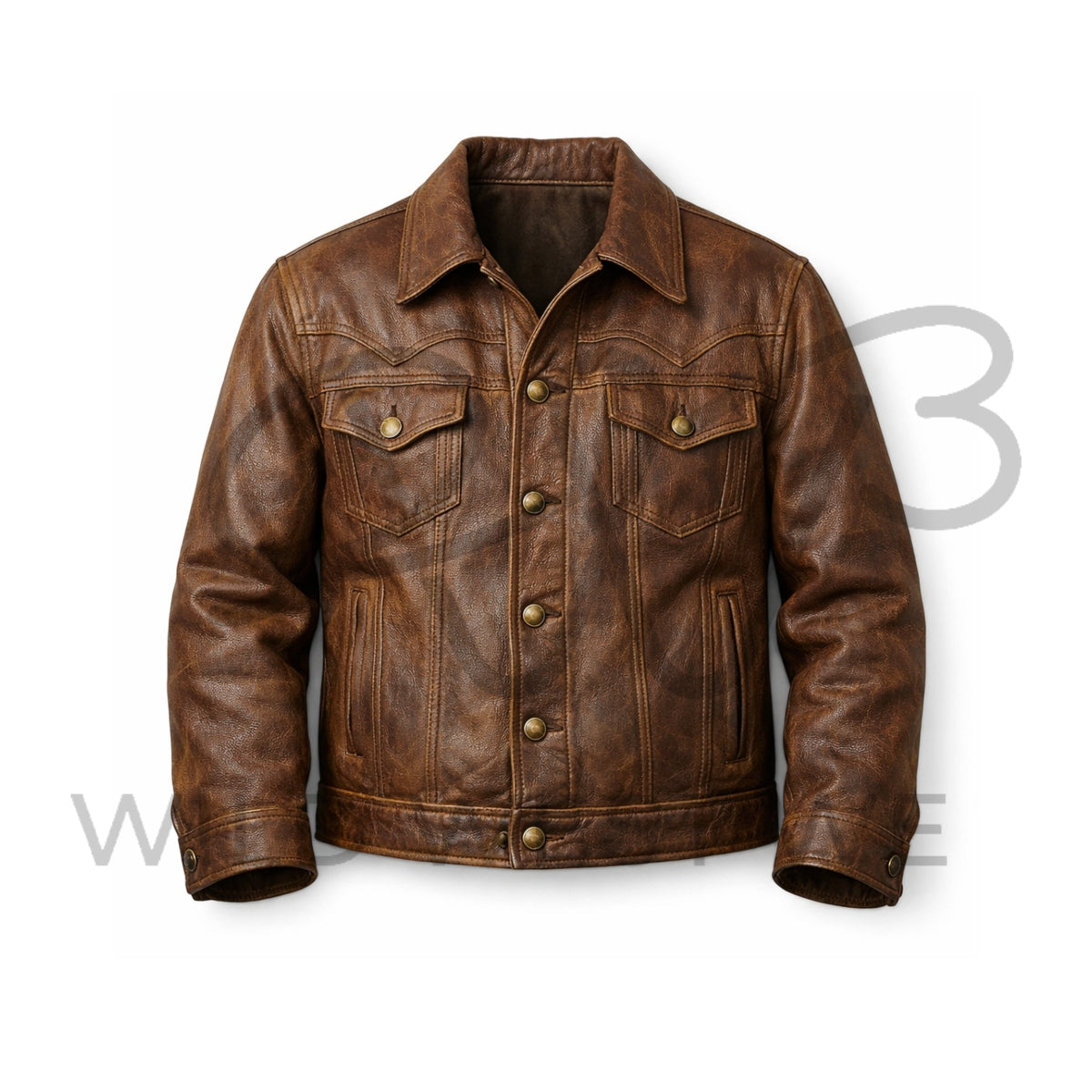 Men’s Old West Vintage Leather Jacket
