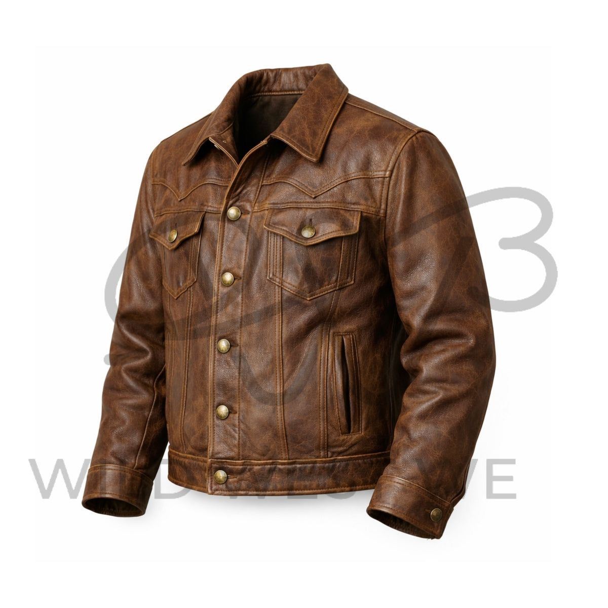 Men’s Old West Vintage Leather Jacket