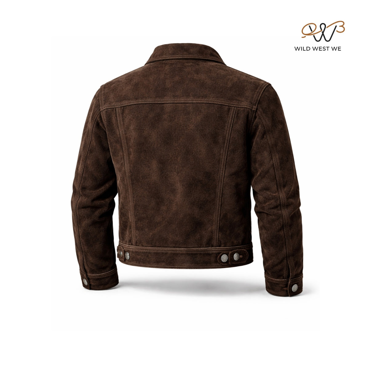 Men’s Distressed Brown Western Leather Jacket