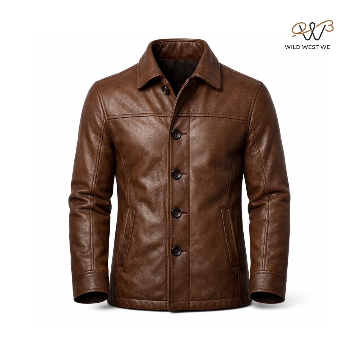 Men’s Brown Classic Leather Jacket