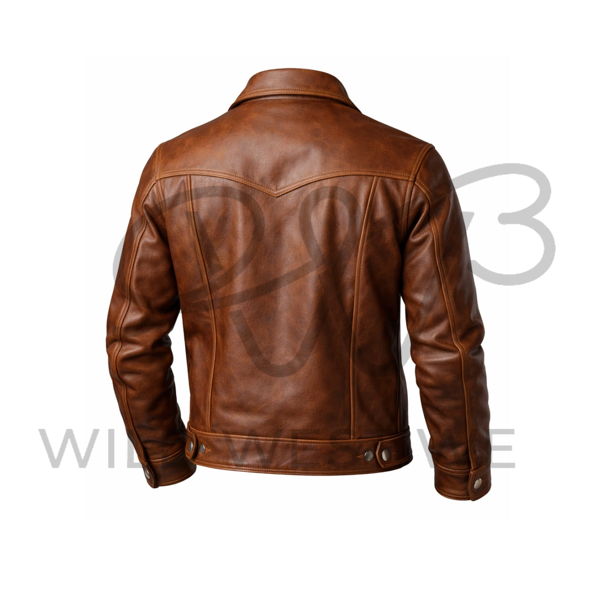 Men’s Rodeo Western Leather Jacket