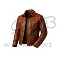 Men’s Rodeo Western Leather Jacket