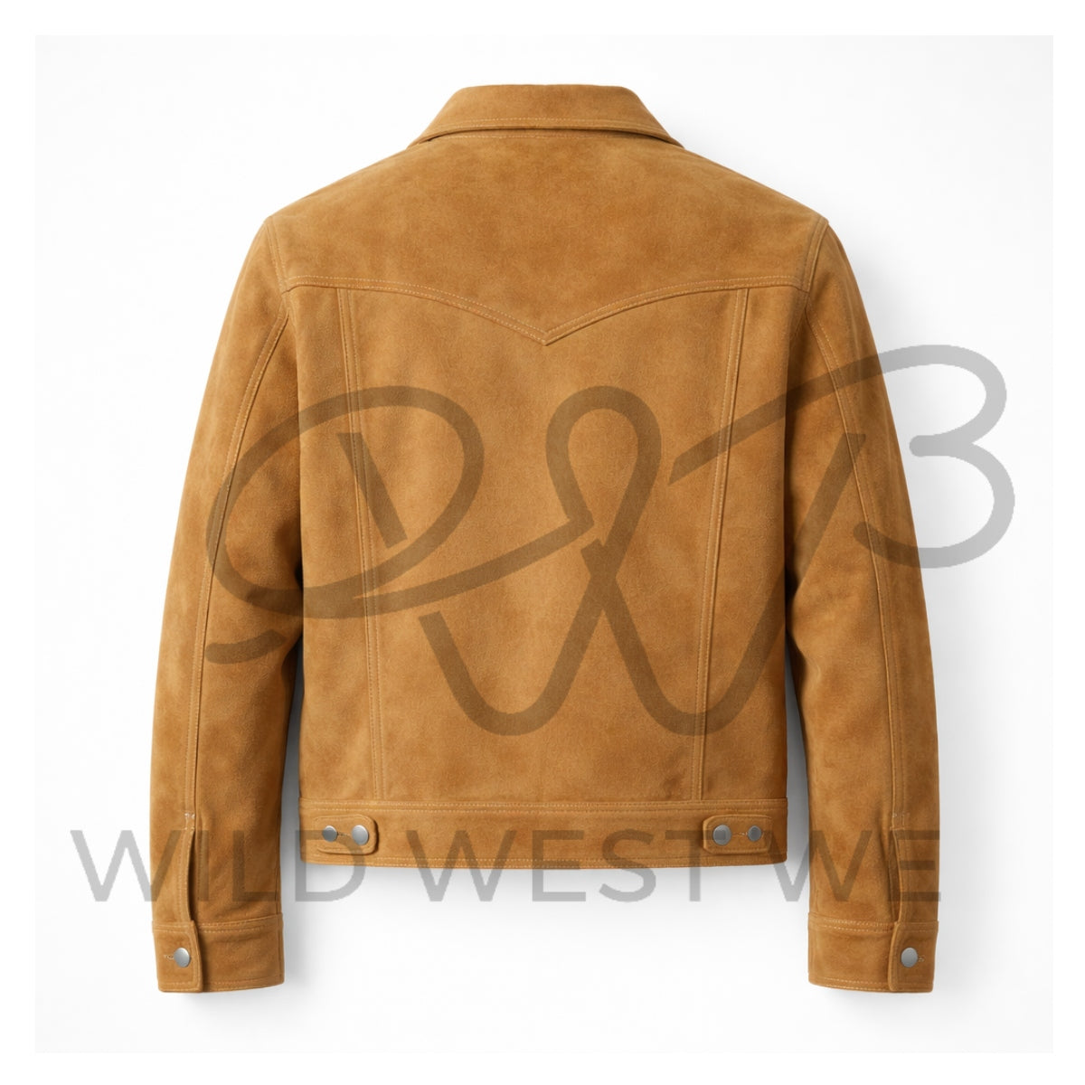 Men’s Tan Suede Western Jacket