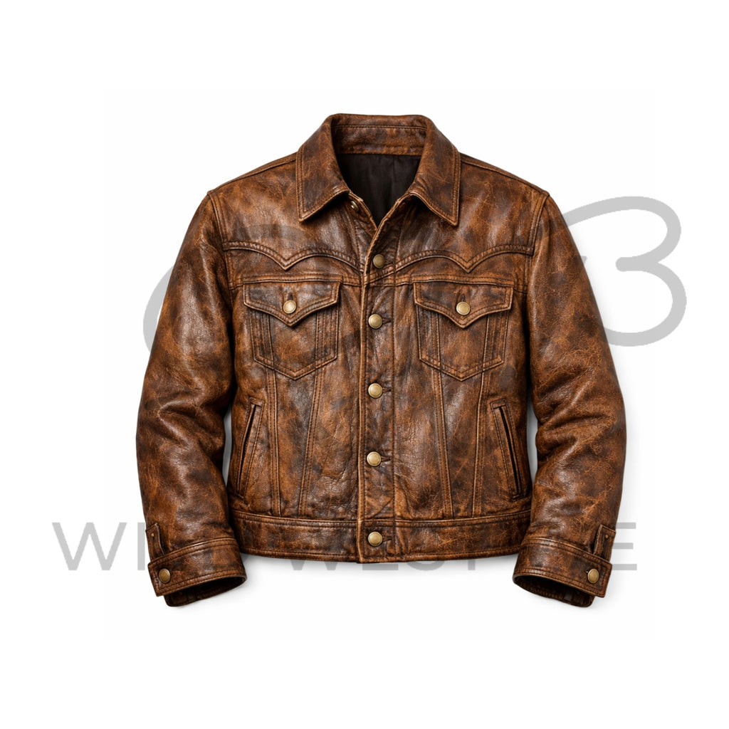 Men’s Western Frontier Leather Jacket