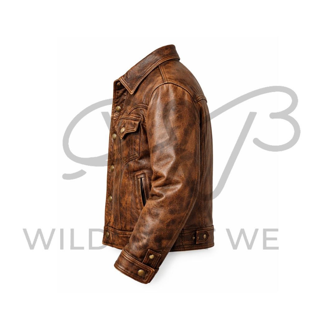 Men’s Western Frontier Leather Jacket