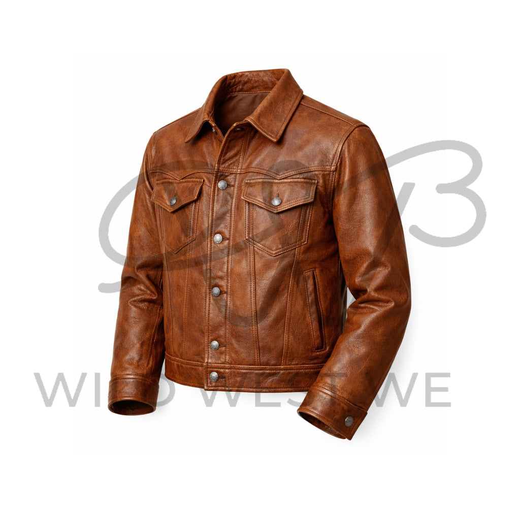 Men’s Western Heritage Leather Jacket