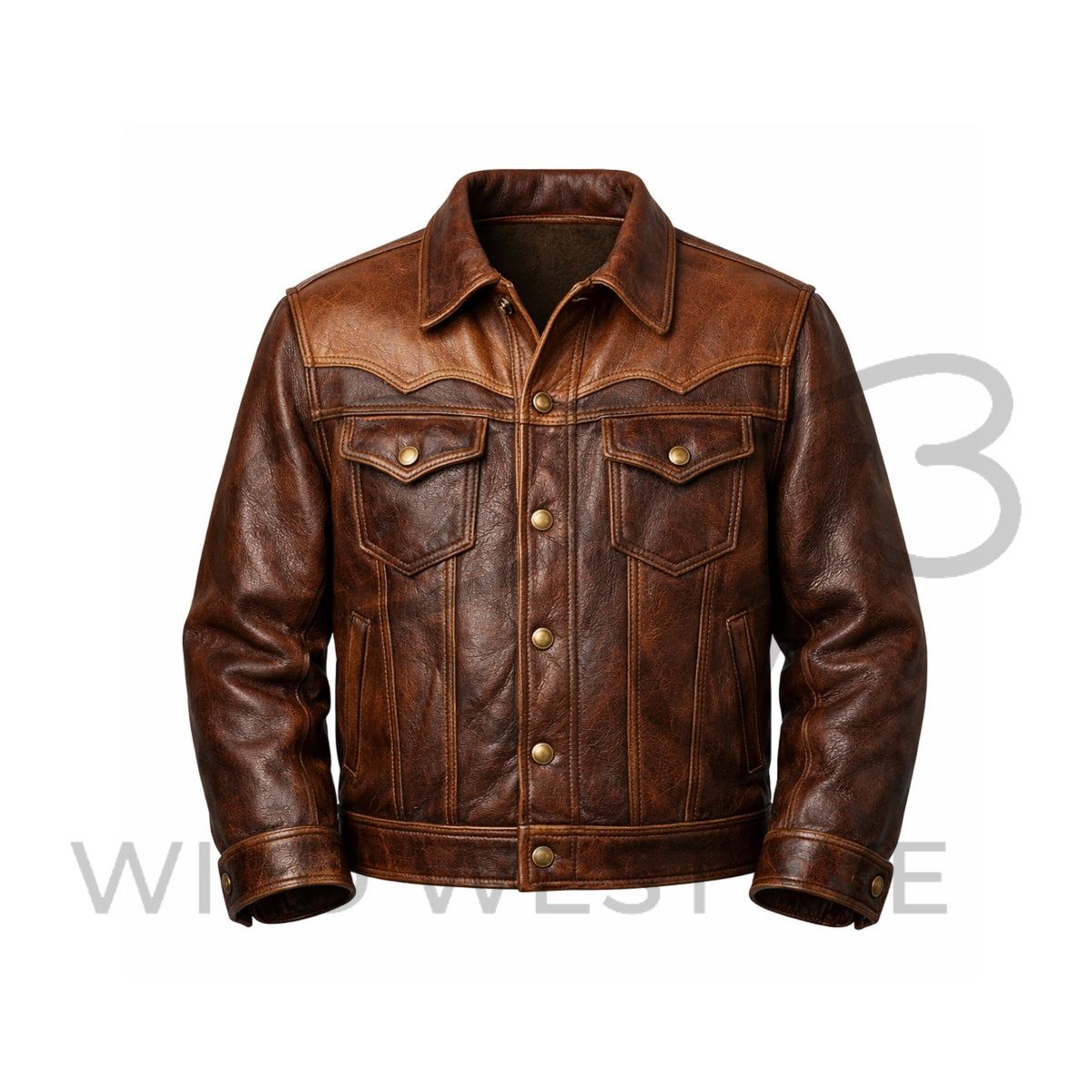 Men’s Western Heritage Ranch Leather Jacket