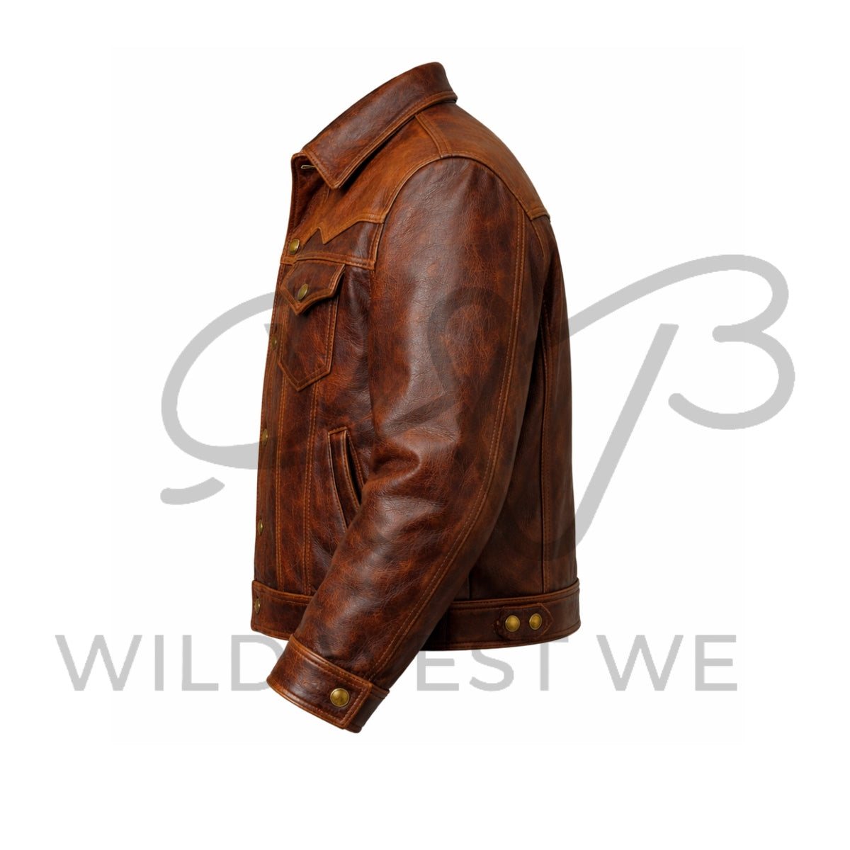 Men’s Western Heritage Ranch Leather Jacket