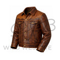 Men’s Western Heritage Ranch Leather Jacket
