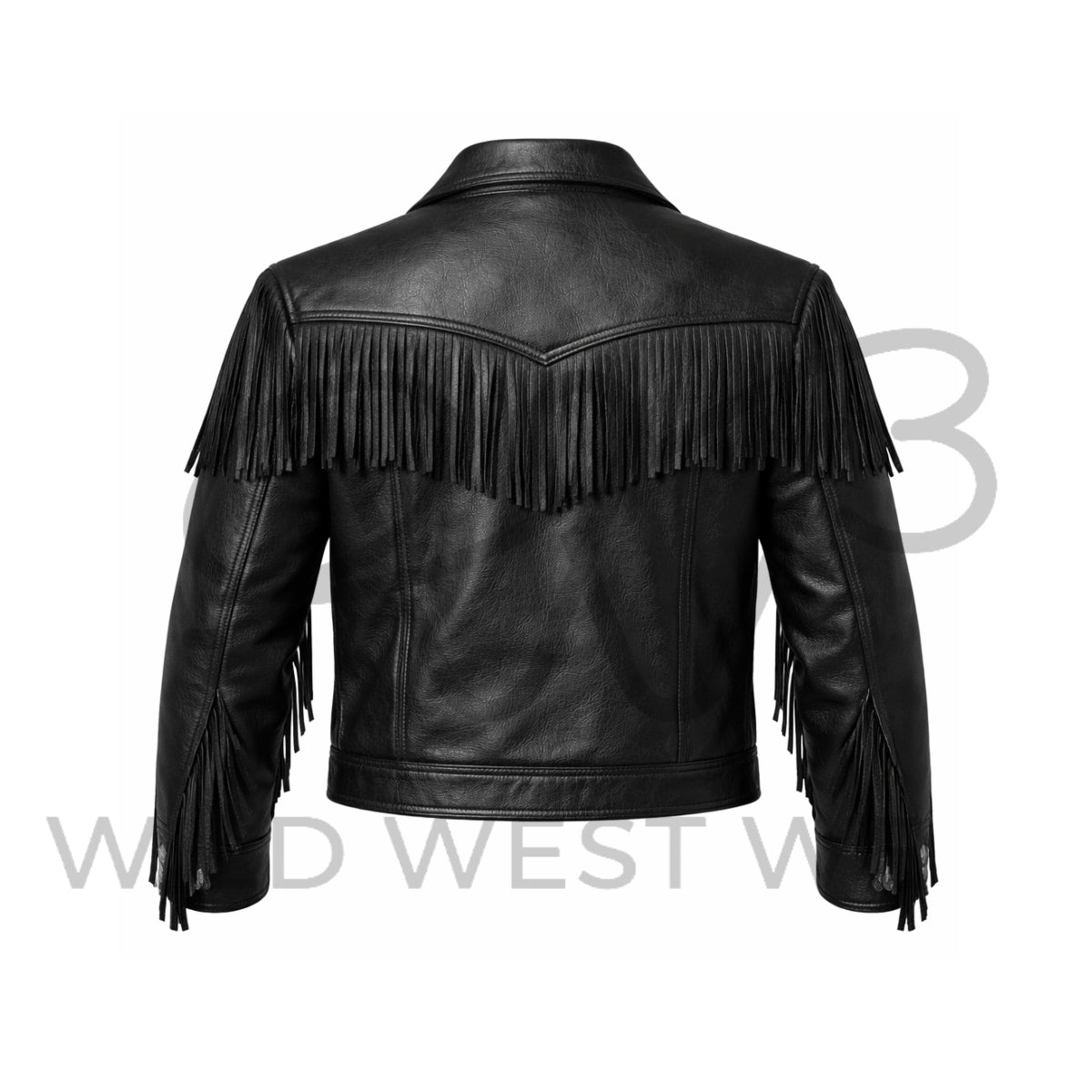 Men’s Western Fringe Leather Jacket