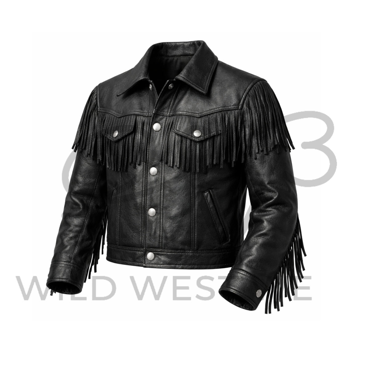 Men’s Western Fringe Leather Jacket