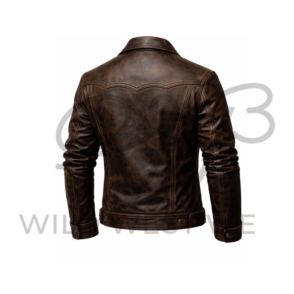 Men’s Western Outlaw Leather Jacket