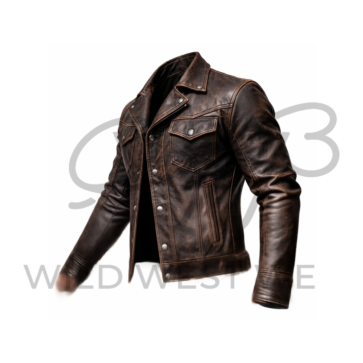 Men’s Western Outlaw Leather Jacket