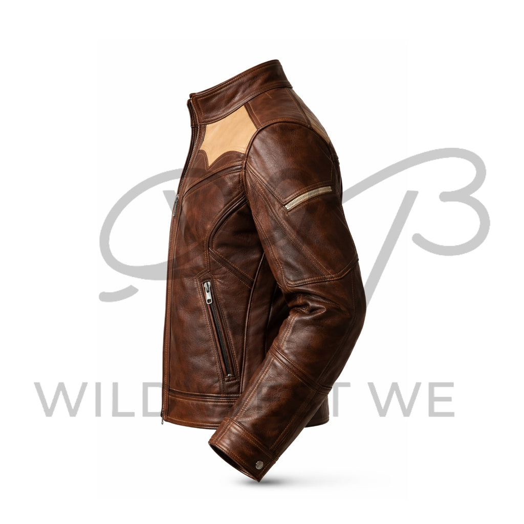 Men’s Western Rodeo Leather Jacket