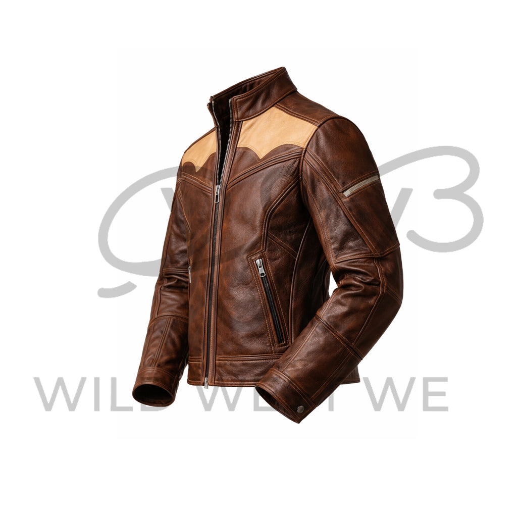 Men’s Western Rodeo Leather Jacket