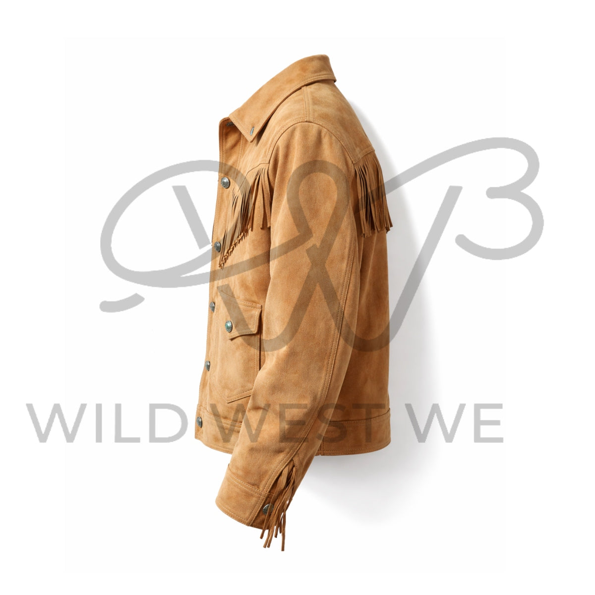 Men’s Fringe Suede Western Jacket