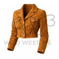Women’s Cropped Suede Western Jacket
