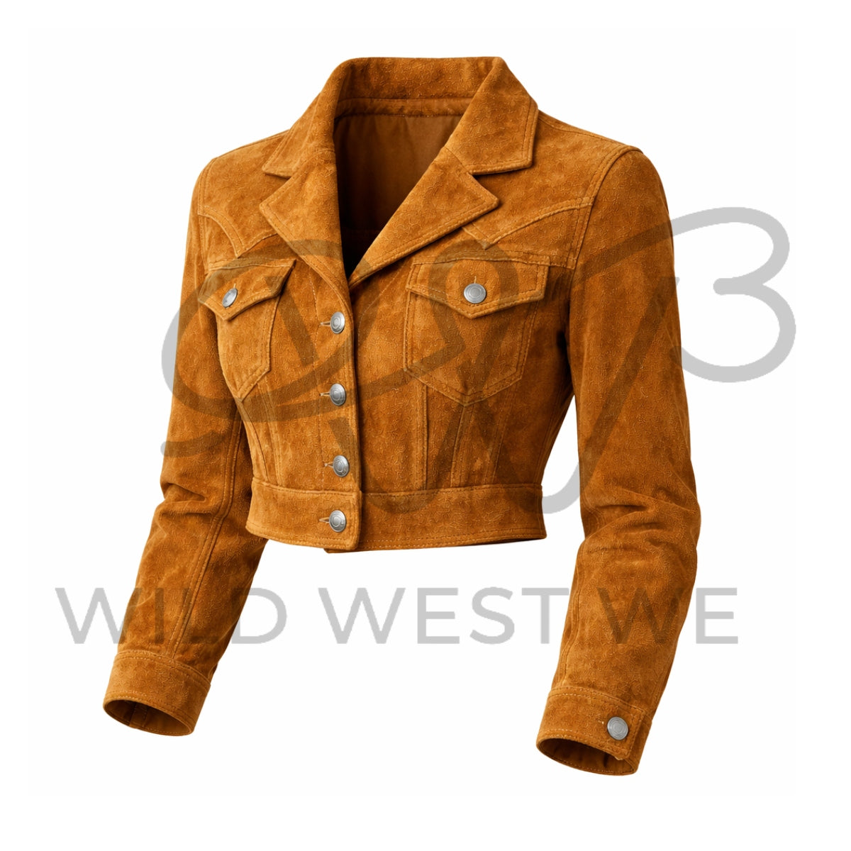 Women’s Cropped Suede Western Jacket